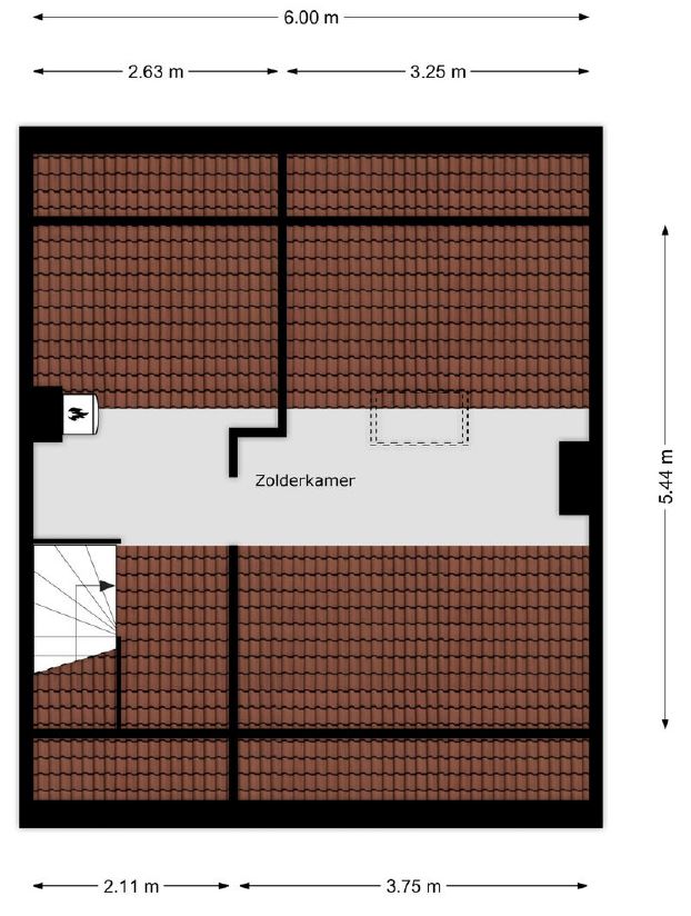 Verhuellweg brochure floorplan attic 1
