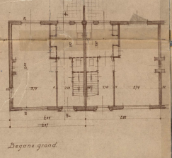 Verhuellweg original floorplan 1ste floor 1